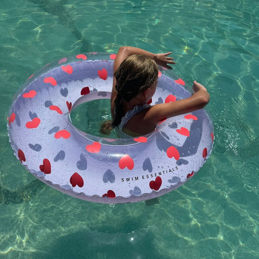 Bouée de piscine - Coeurs Ø 90 cm