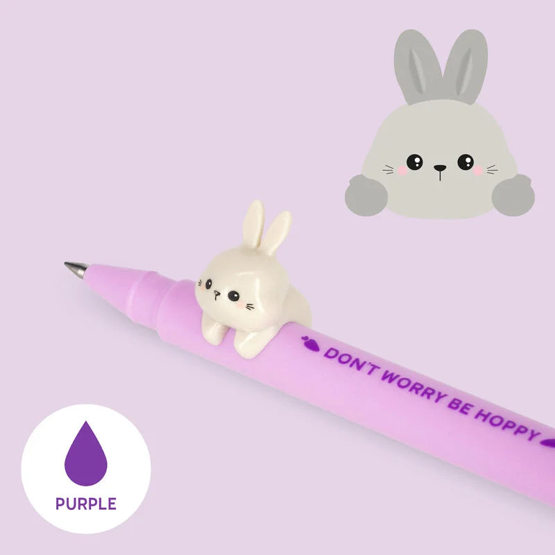 Legami - Stylo à encre gel - Lovely Friends Lapin