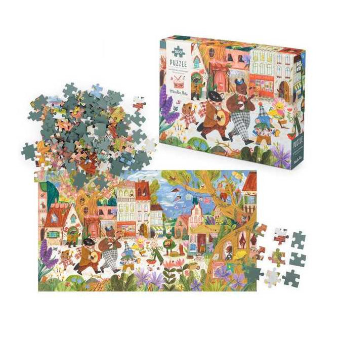 Puzzle - 500 pièces - La fête du printemps Les Minouchkas - Moulin Roty