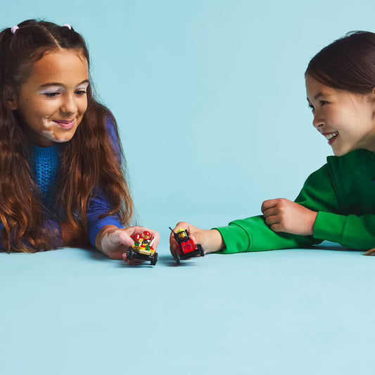LEGO - City - Pack de bolides de course : camion de pizza contre camion de pompiers
