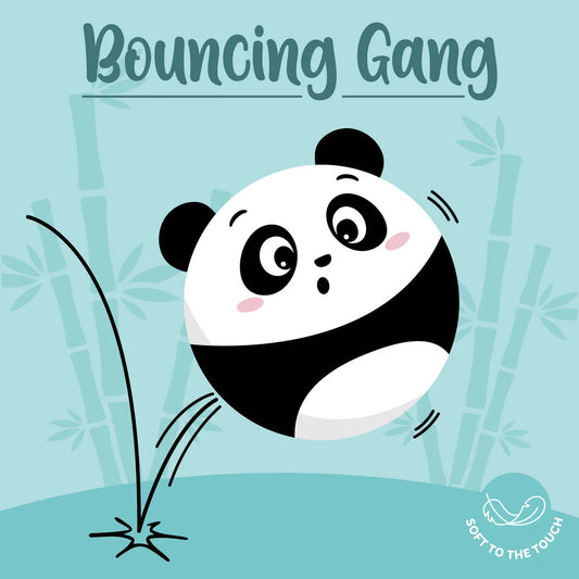 Legami - Balle Rebondissante Panda - Bouncing Gang