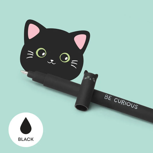 Legami - Stylo à encre gel effaçable - Chat