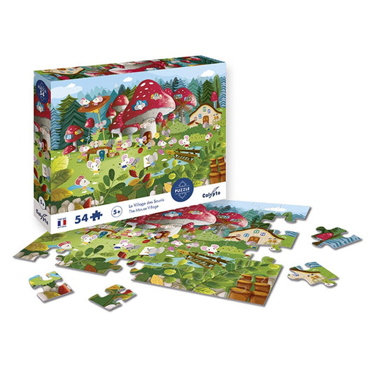 Puzzle 54 pièces - Le Village des Souris - Sentosphère