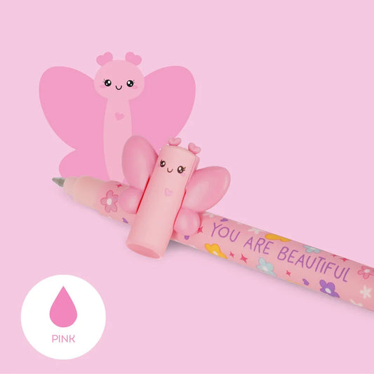 Legami - Stylo à encre gel effaçable - Papillon
