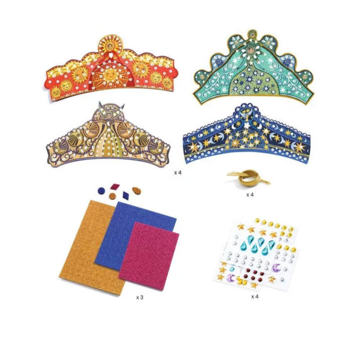 Enchanteresses Diadèmes mosaïques à décorer - Coffret DIY - Djeco