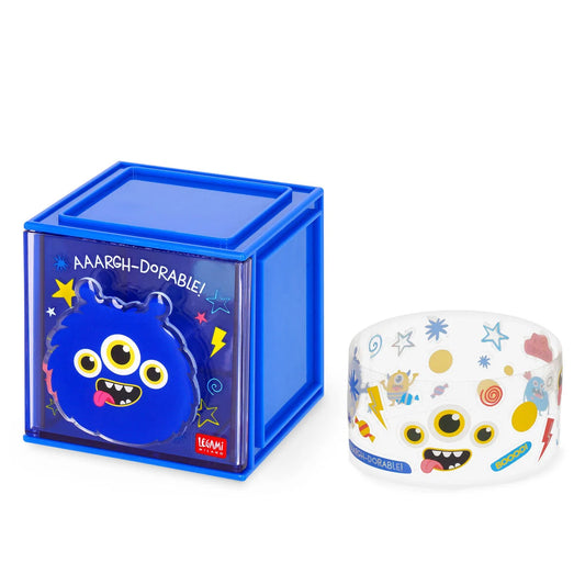 Legami - Boîte empilable de bureau - Monstre Cutie Cube