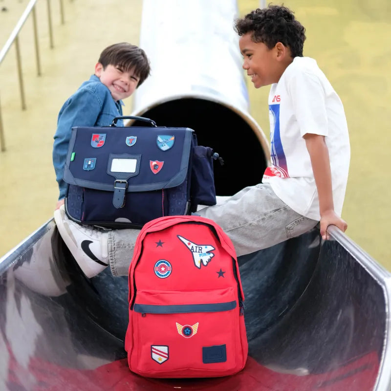 Tann's - Cartable Lancelot bleu - 32cm