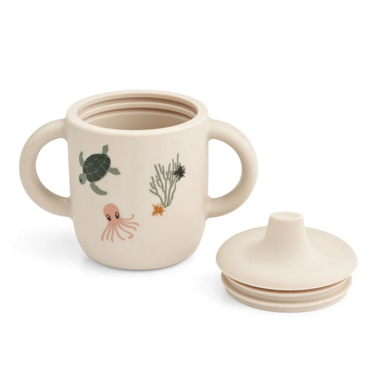 Liewood - Tasse à bec en silicone – Animaux Marins
