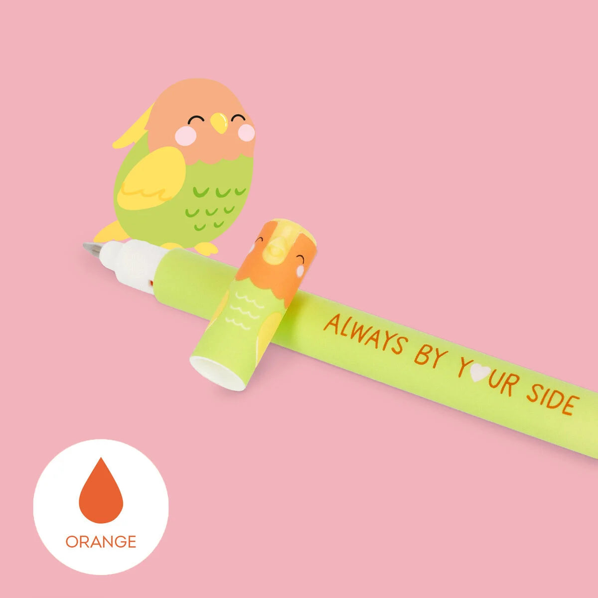 Legami - Set de 2 Stylos à Encre Gel Effaçable Saint-Valentin + Lampe Décorative de Table en Forme d’Ampoule - Love is in the Air
