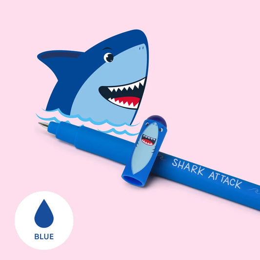 Legami - Stylo à encre gel effaçable - Requin
