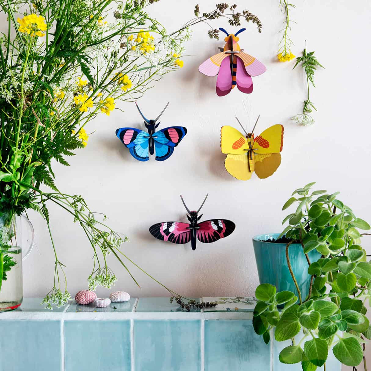 Studio Roof - Papillon jaune - Décoration murale