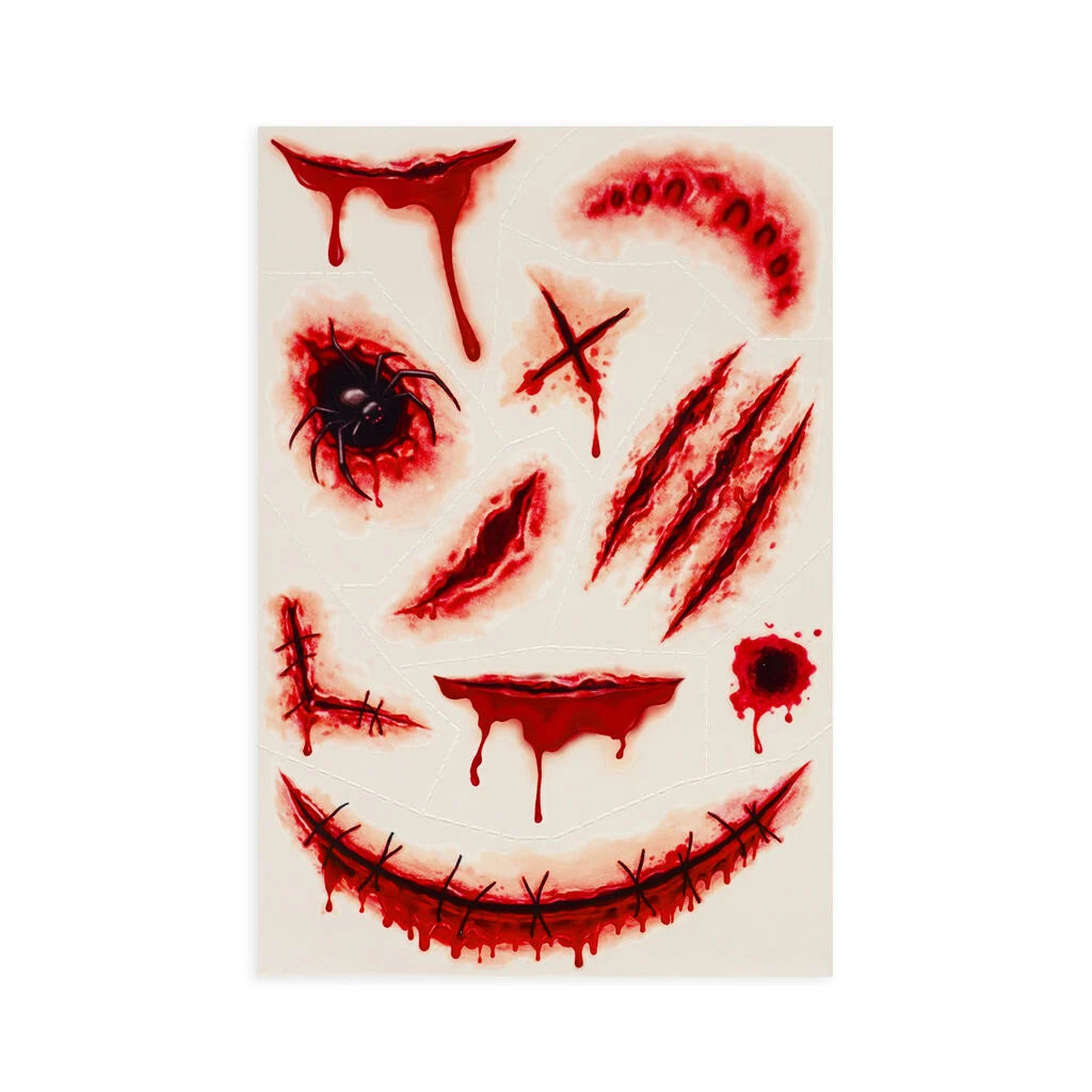Legami - Tatouages Éphémères Visage et Corps- Halloween