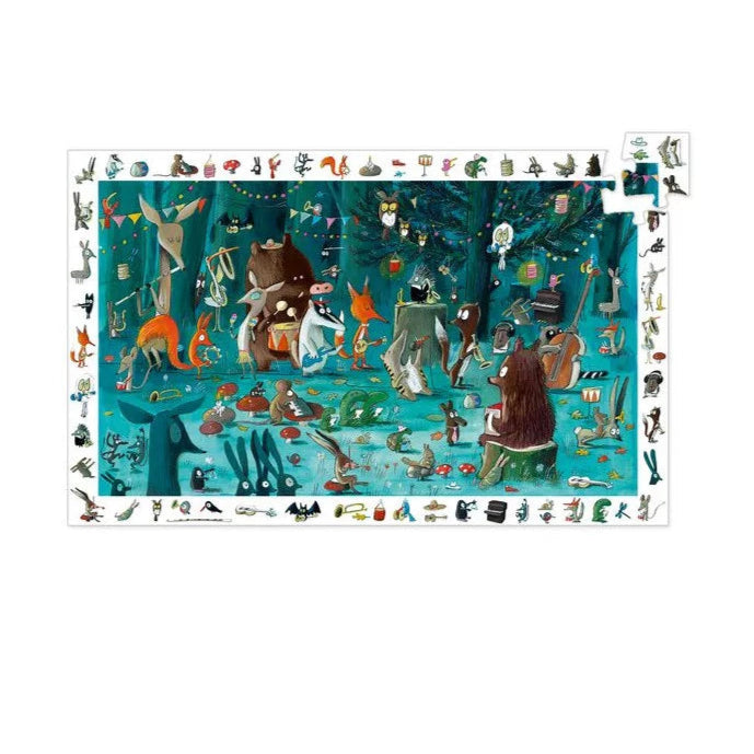 Puzzle d'observation L'orchestre - 35 pièces - Djeco