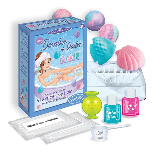 Petit coffret fabrication de Bombes de bain - Sentosphère