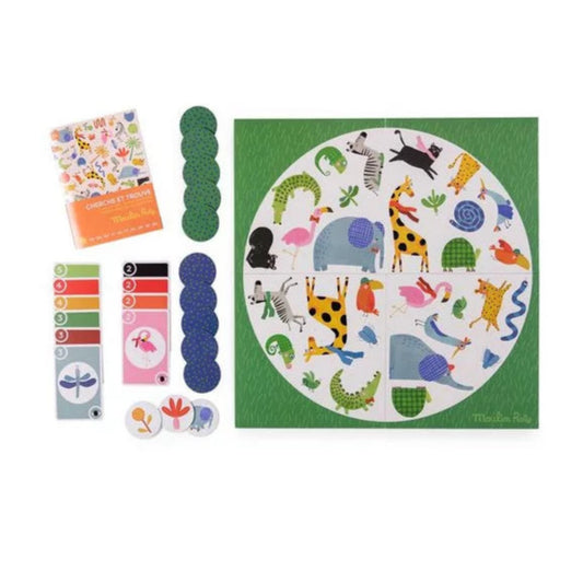 Jeu cherche et trouve - Les toupitis - Moulin Roty