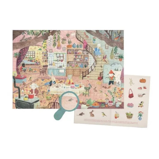 Puzzle d'observation À la maison - 100 pièces - Moulin Roty
