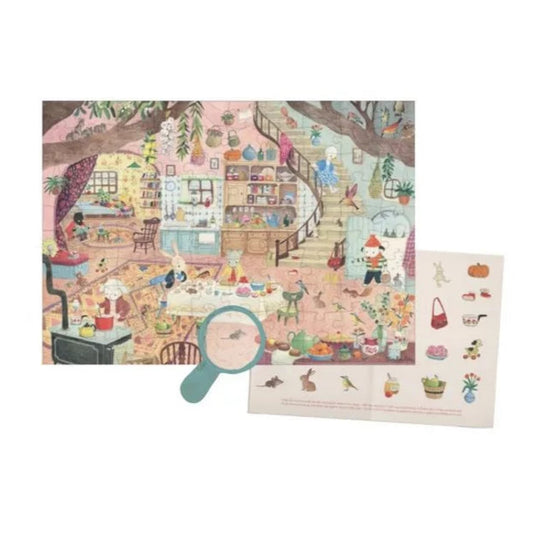 Puzzle d'observation À la maison - 100 pièces - Moulin Roty