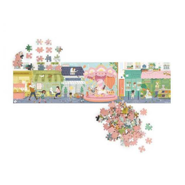 Puzzle 350 pièces 10 rue des lilas - Les Parisiennes - Moulin Roty