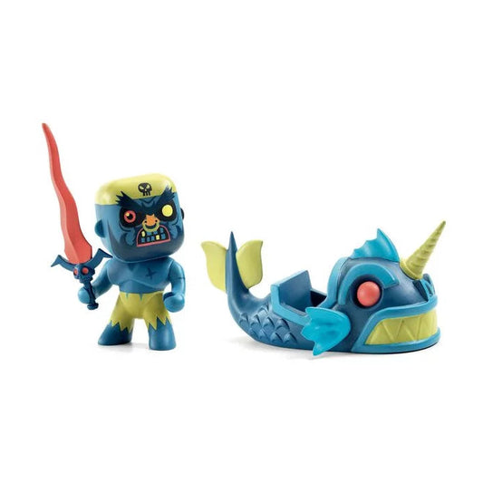 Figurine Arty Toys - Pirate Terrible & Monster figurines - Djeco