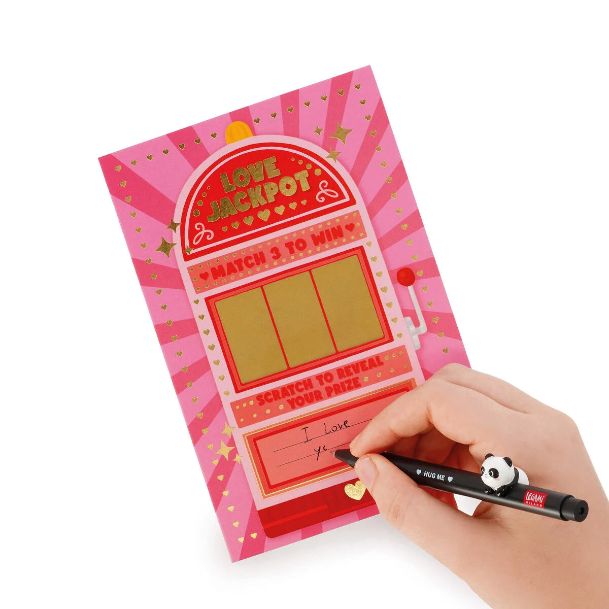 Legami - Carte de Vœux à Gratter - Love Jackpot
