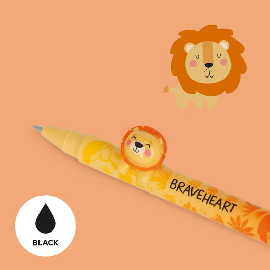 Legami - Stylo à encre gel - Lovely Friends Lion