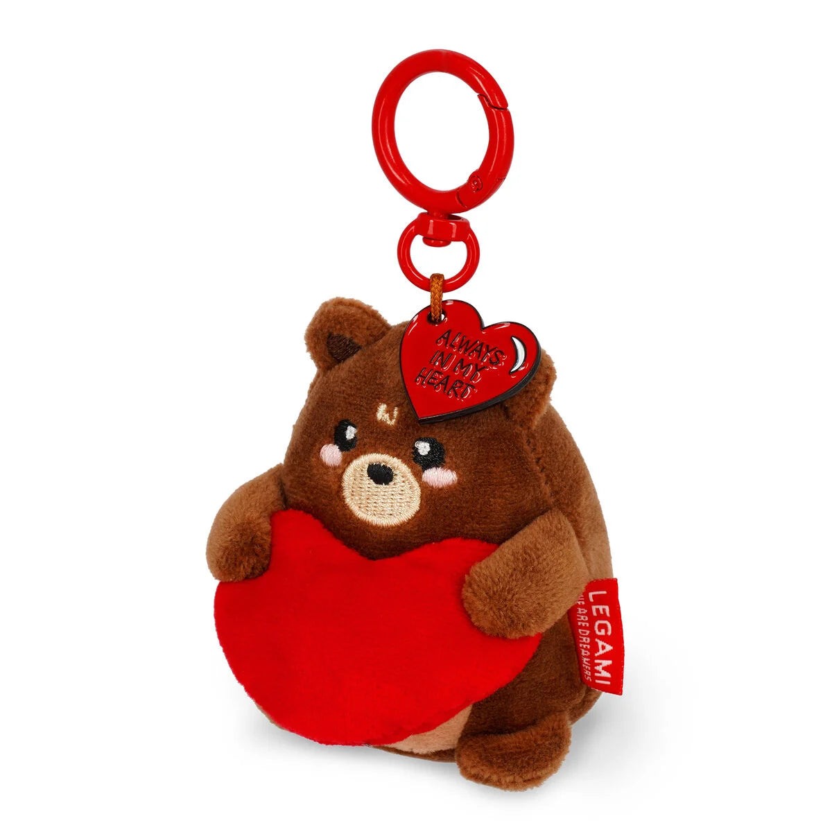 Legami - Porte-clés en Peluche Teddy Bear - Tiny Super Soft!
