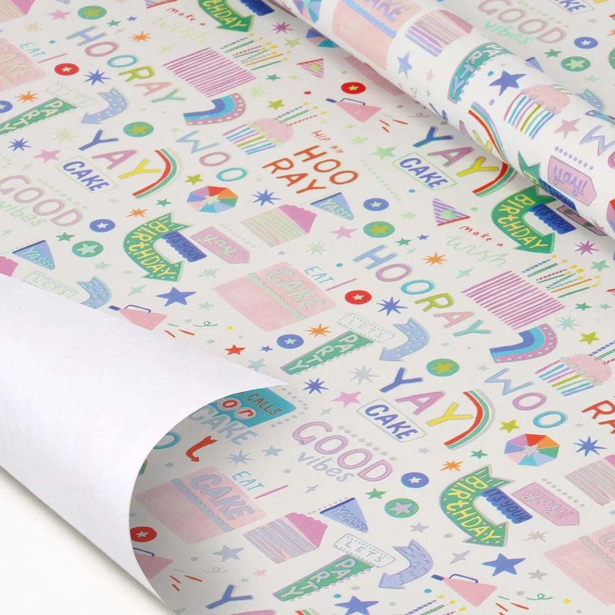 Legami - Rouleau de papier cadeau - Happy Birthday