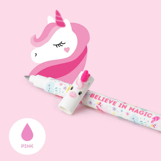 Legami - Stylo à encre gel effaçable - Licorne