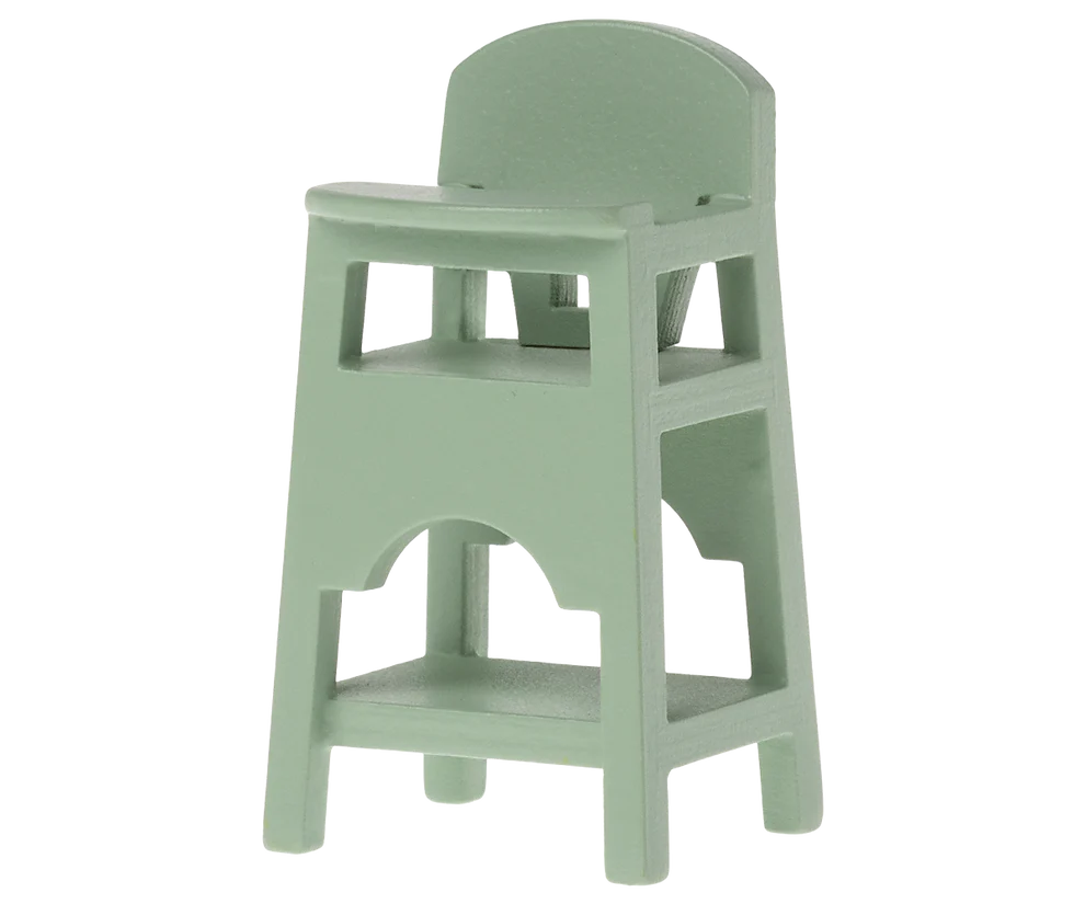 Chaise haute pour bébé souris - Elément miniature Maileg