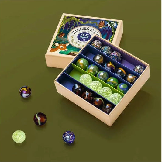 Petit coffret de billes - Foret Magique - Billes and co