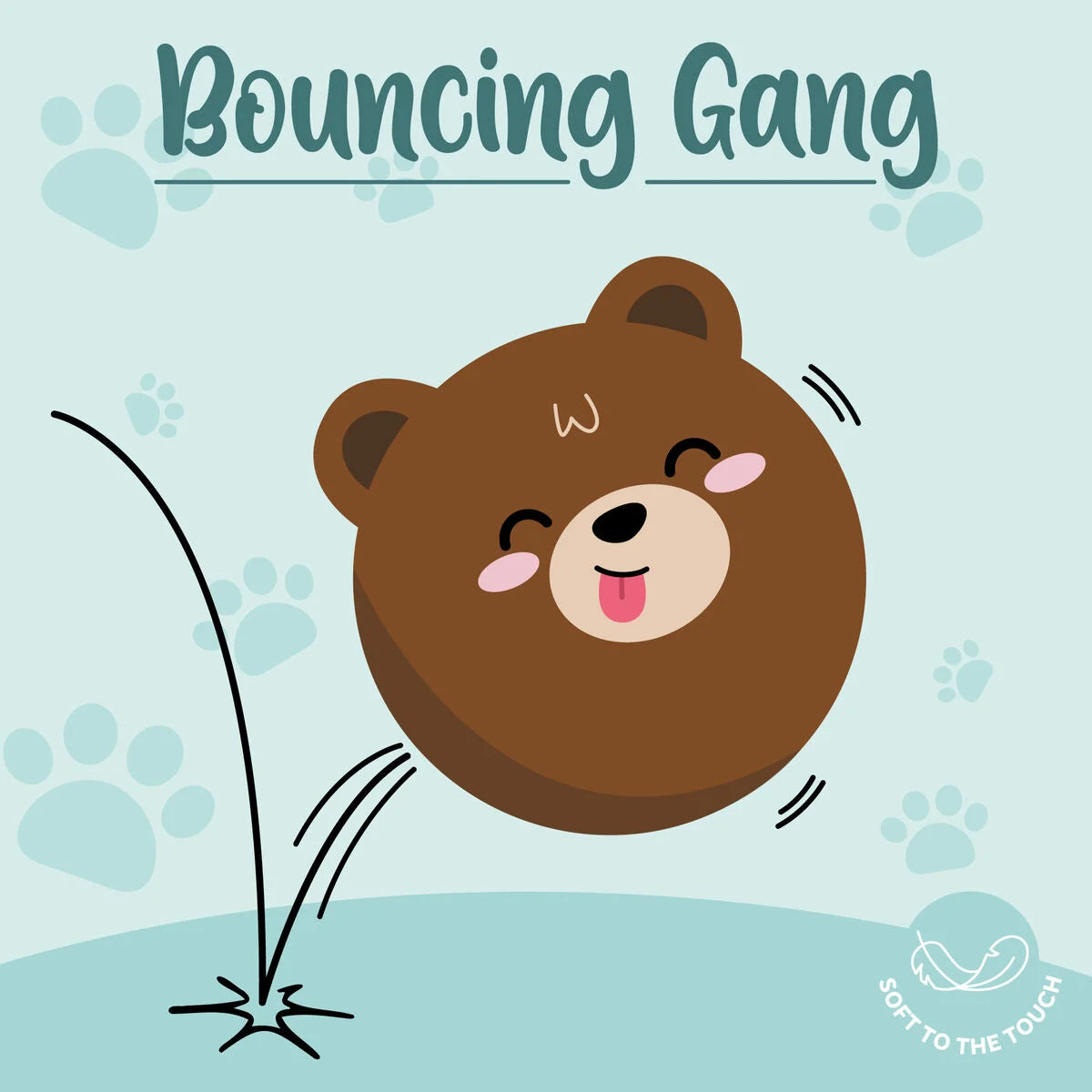 Legami - Balle Rebondissante Ours - Bouncing Gang