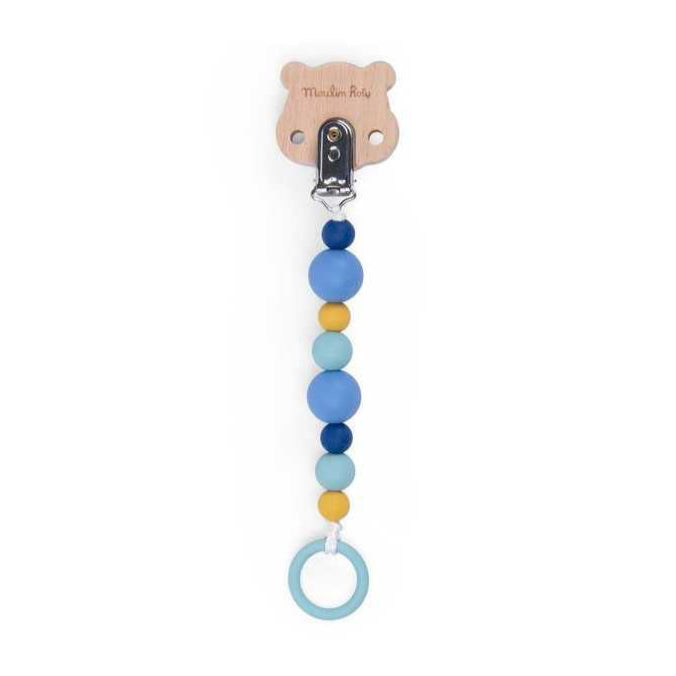Attache tétine souris -Puce & Pilou - Moulin Roty