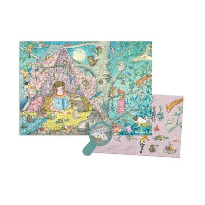 Puzzle La cabane secrète - 100 pièces - Les Rosalies - Moulin Roty