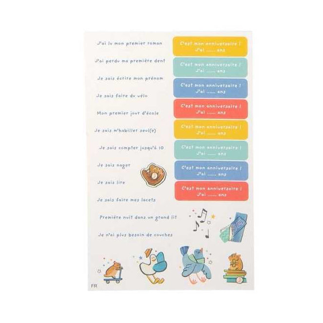 Toise carnet Puce & Pilou - Moulin Roty