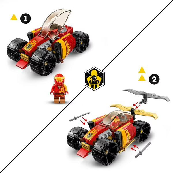 LEGO - NINJAGO - La Voiture de Course Ninja de Kai – Évolution