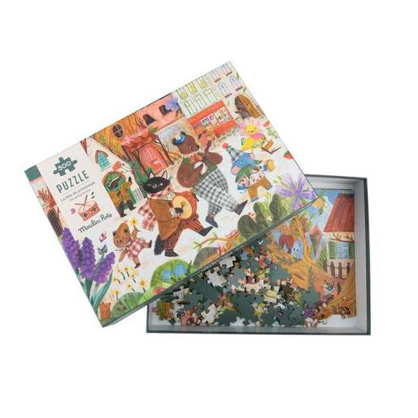 Puzzle - 500 pièces - La fête du printemps Les Minouchkas - Moulin Roty