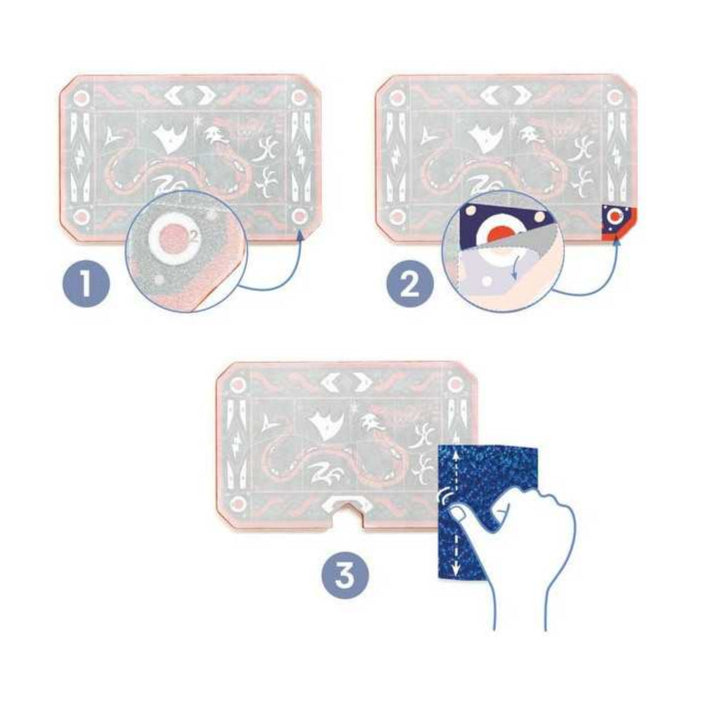 Bouclier et marteau à métalliser Comme un Viking - Coffret DIY - Djeco