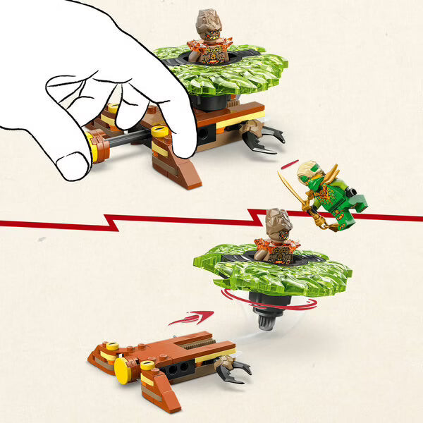 LEGO - Ninjago - Lloyd contre la toupie du monstre de la Terre
