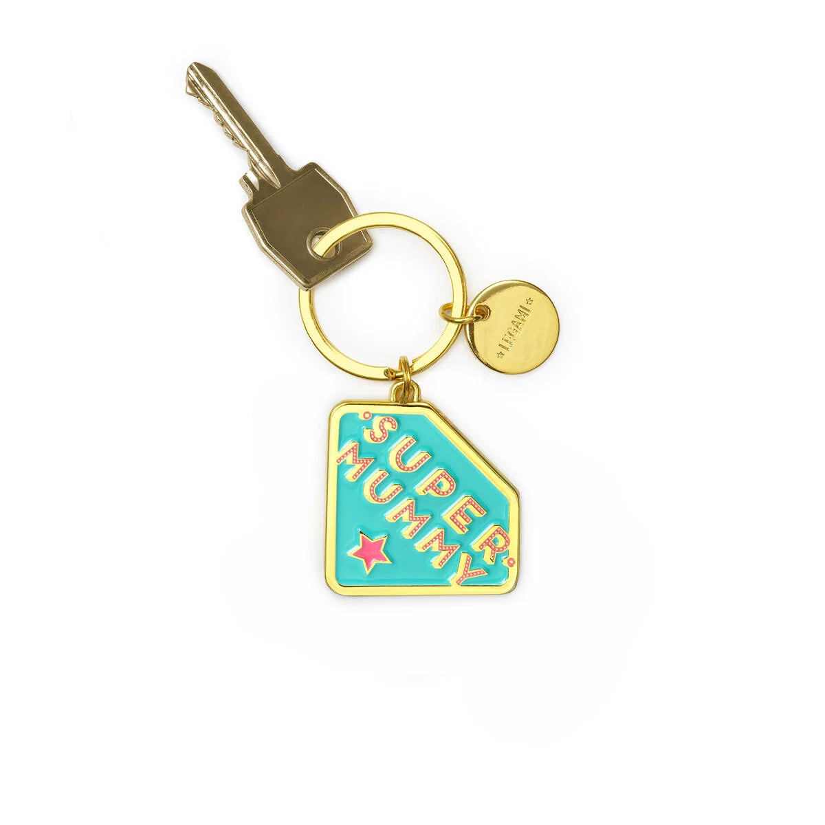 Legami - Porte-Clés en Métal Émaillé - Super Mummy - What A Key Ring!