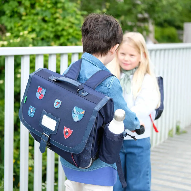 Tann's - Cartable Lancelot bleu - 32cm