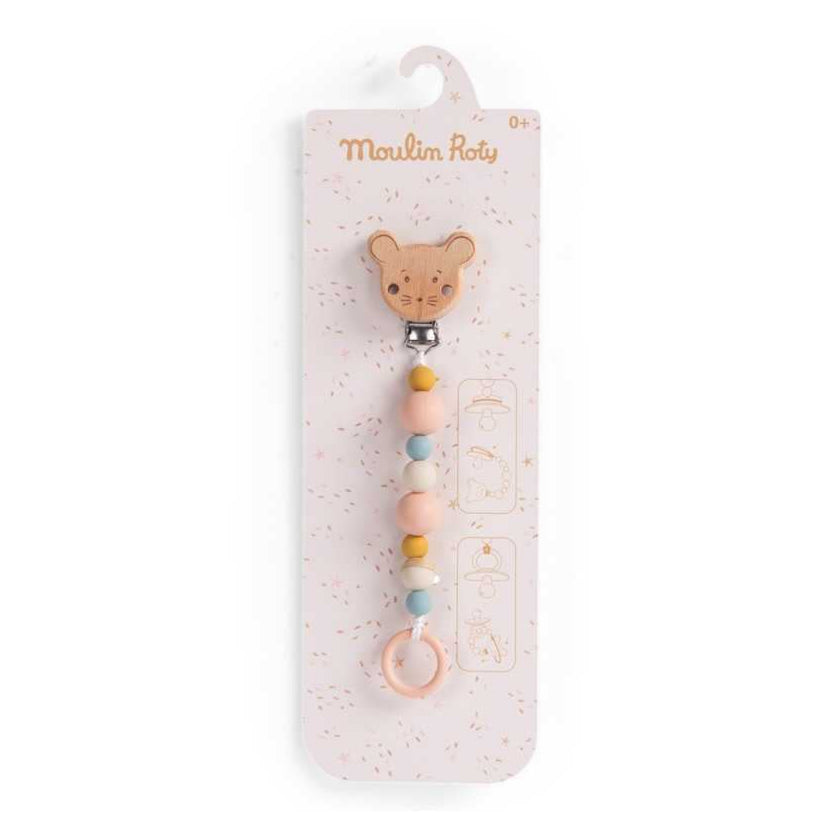 Attache tétine souris - La petite école de danse - Moulin Roty