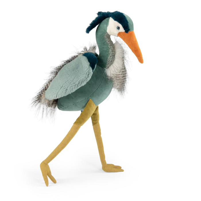 Peluche héron Tout autour du monde - Moulin Roty