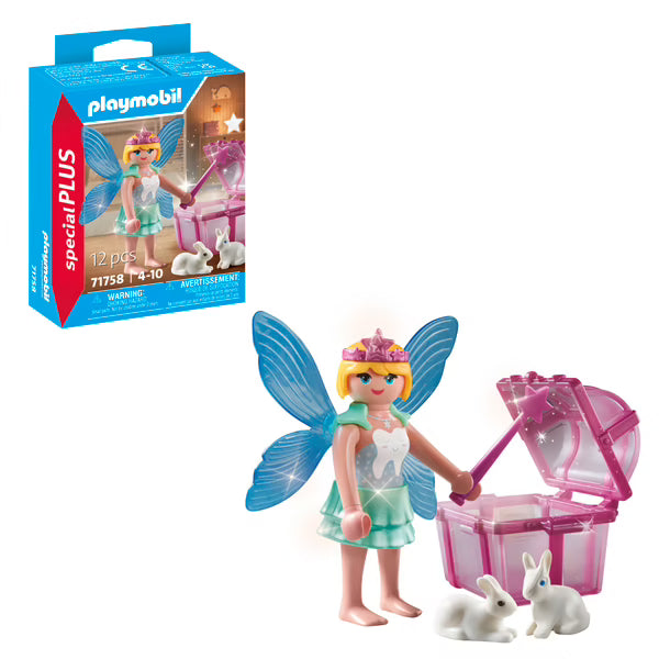 Playmobil - Special Plus - Fée avec coffre à dents de lait et lapins