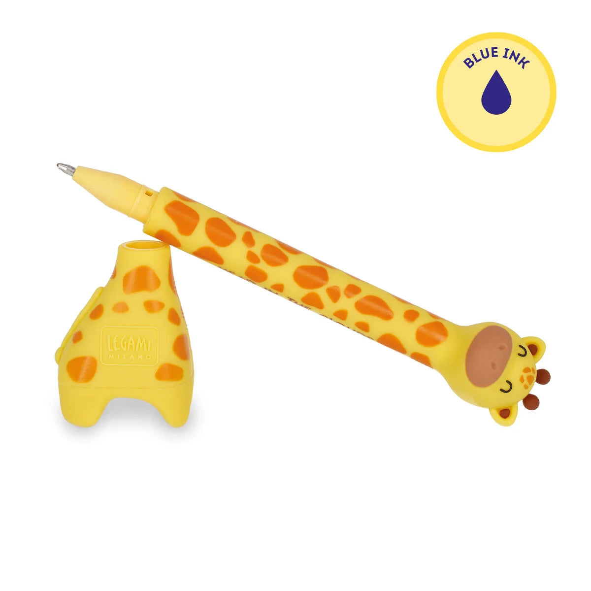 Legami - Stylo à bille Girafe avec base - Stand-Ink Ovation