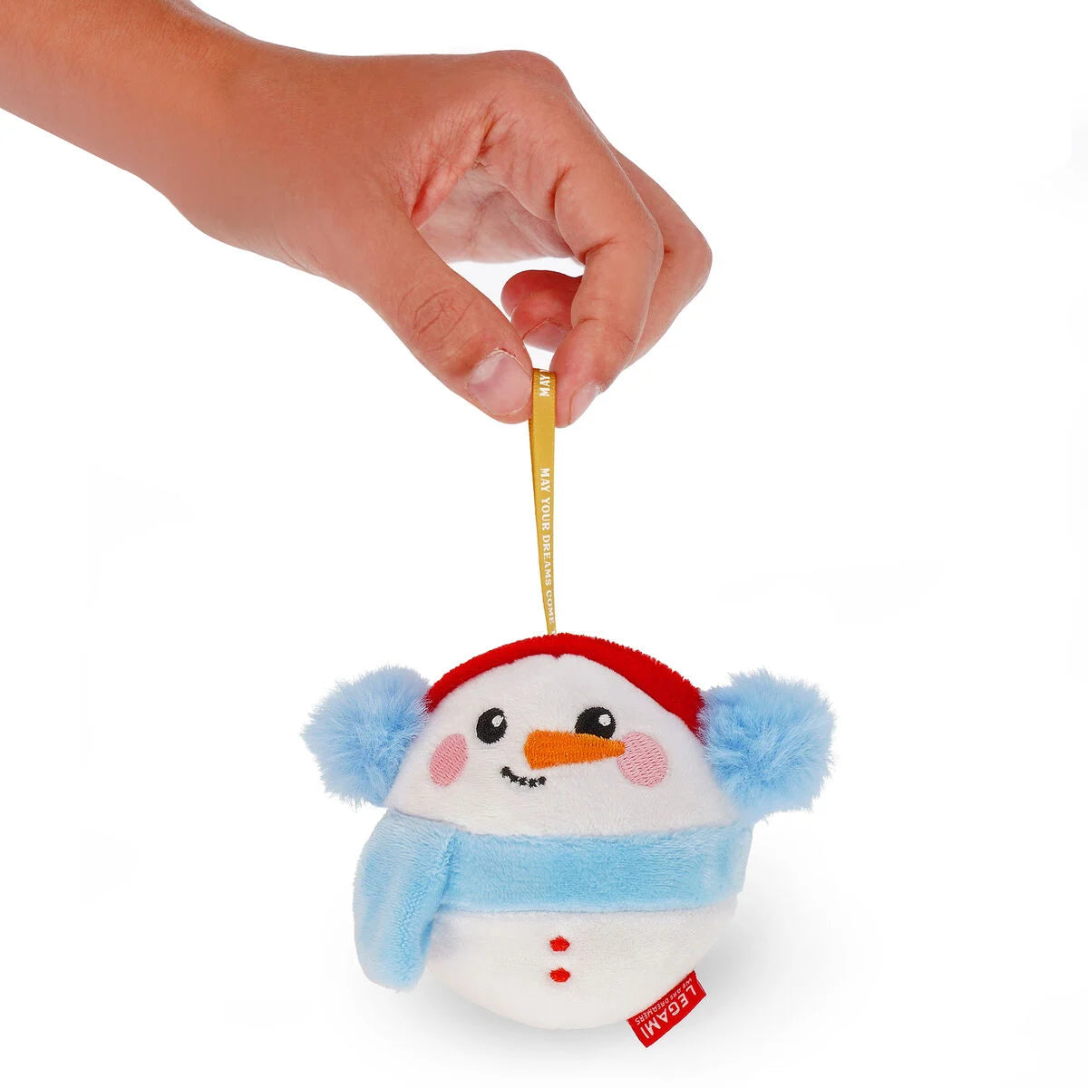 Legami - Décoration de Noël en peluche - Bonhomme de neige