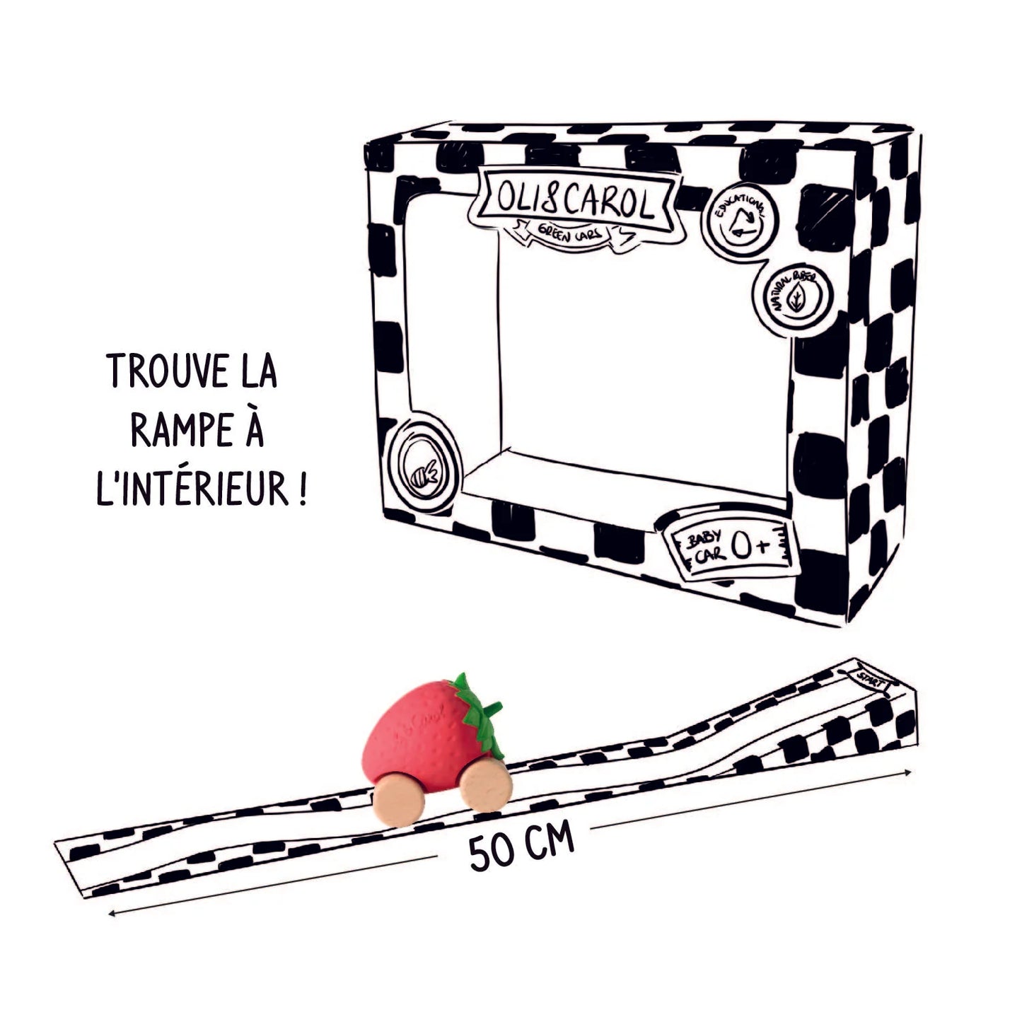 Voiture - Fraise