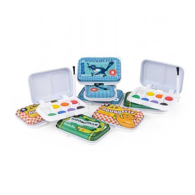 Mini palette aquarelle jaune - Moulin Roty