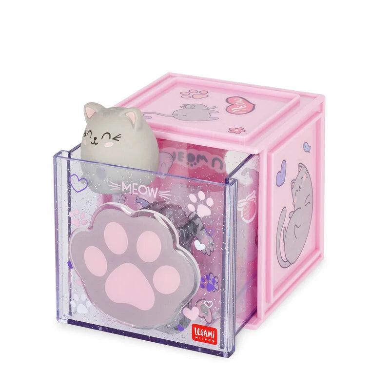 Legami - Boîte empilable de bureau - Patte de chat Cutie Cube (Copie)