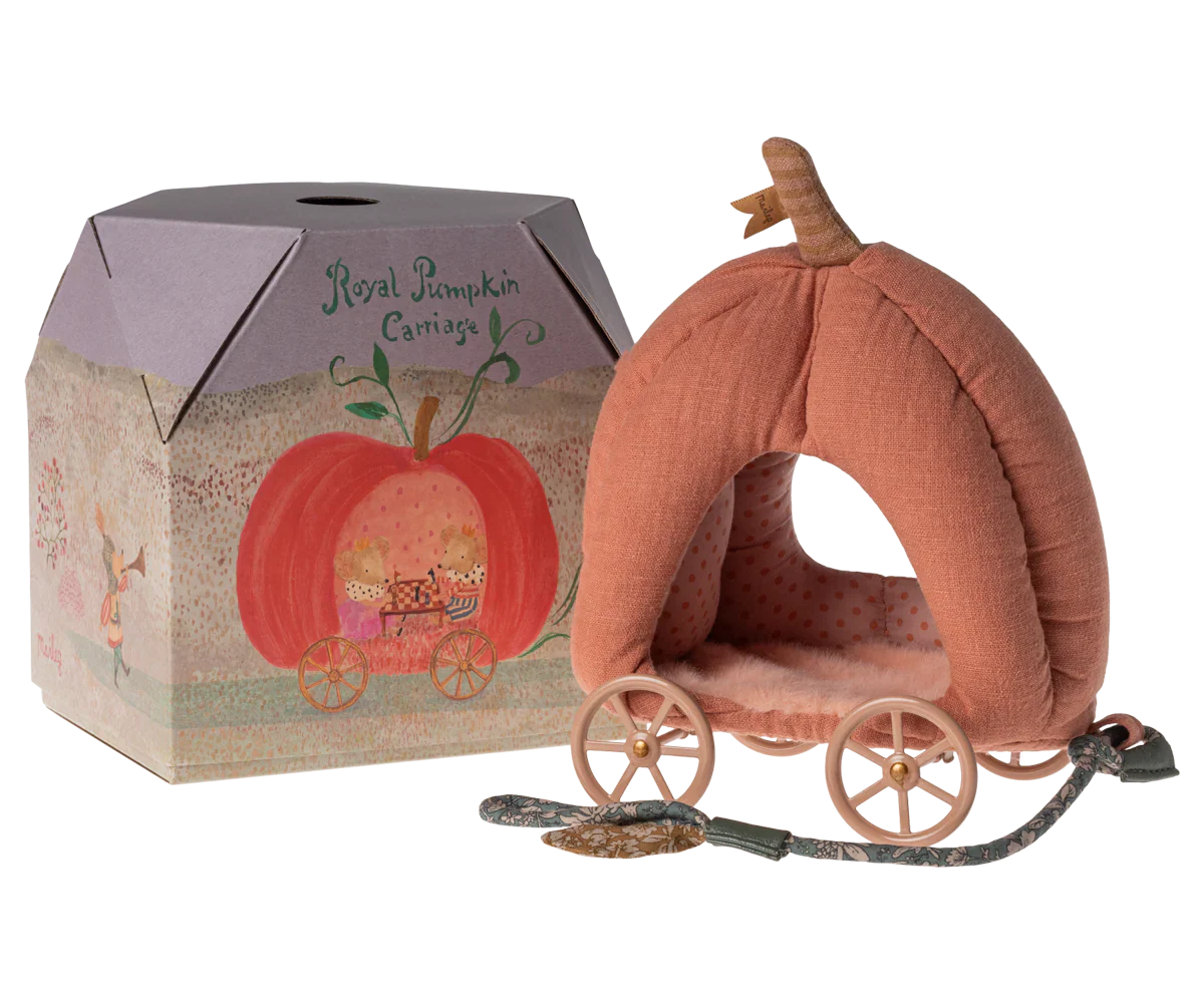 Carrosse citrouille pour souris - Elément miniature Maileg