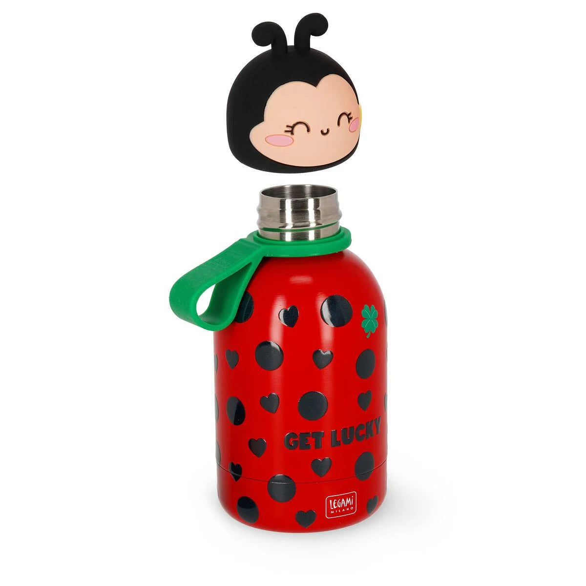 Legami - Gourde Thermique pour Enfant - Ladybug - Hot&Cold BFF